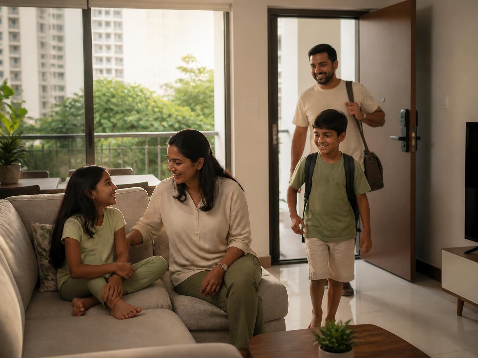 A family returning to a comfortable home cared for through Pico X Health